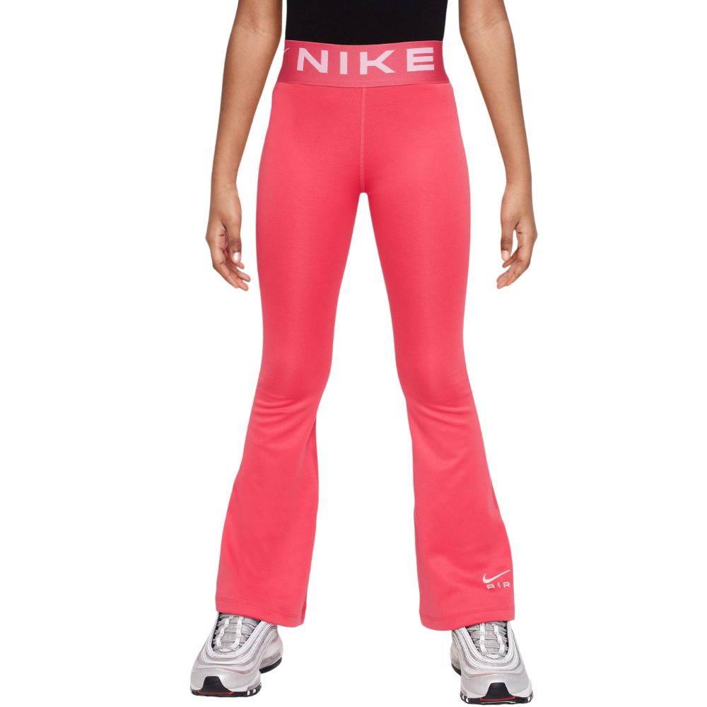 NIKE GIRLS AIR ESS HIGH-WAISTED FLARE LEGGINGS