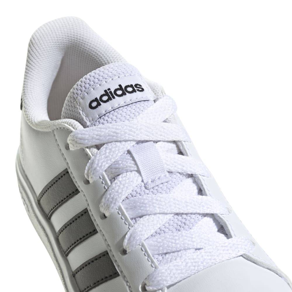 ADIDAS KIDS GRAND COURT LIFESTYLE TENNIS LACE-UP SHOES