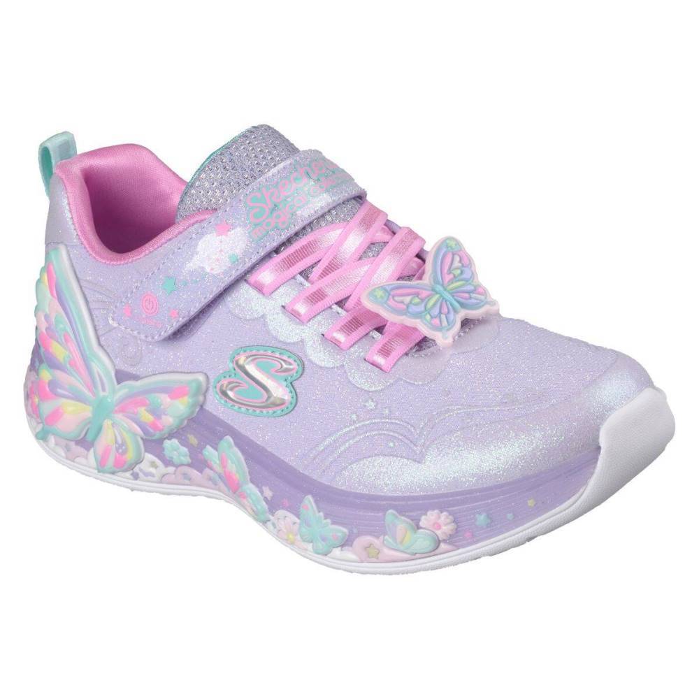 SKECHERS S-LIGHTS: BUTTERFLY BLISS GIRLS SHOES