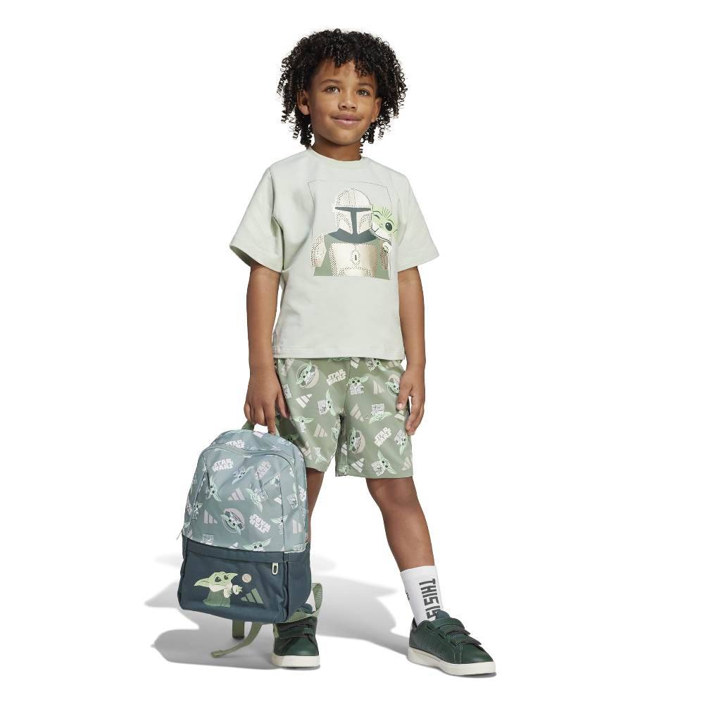 ADIDAS LITTLE KIDS STAR WARS MANDALORIAN T-SHIRT SET
