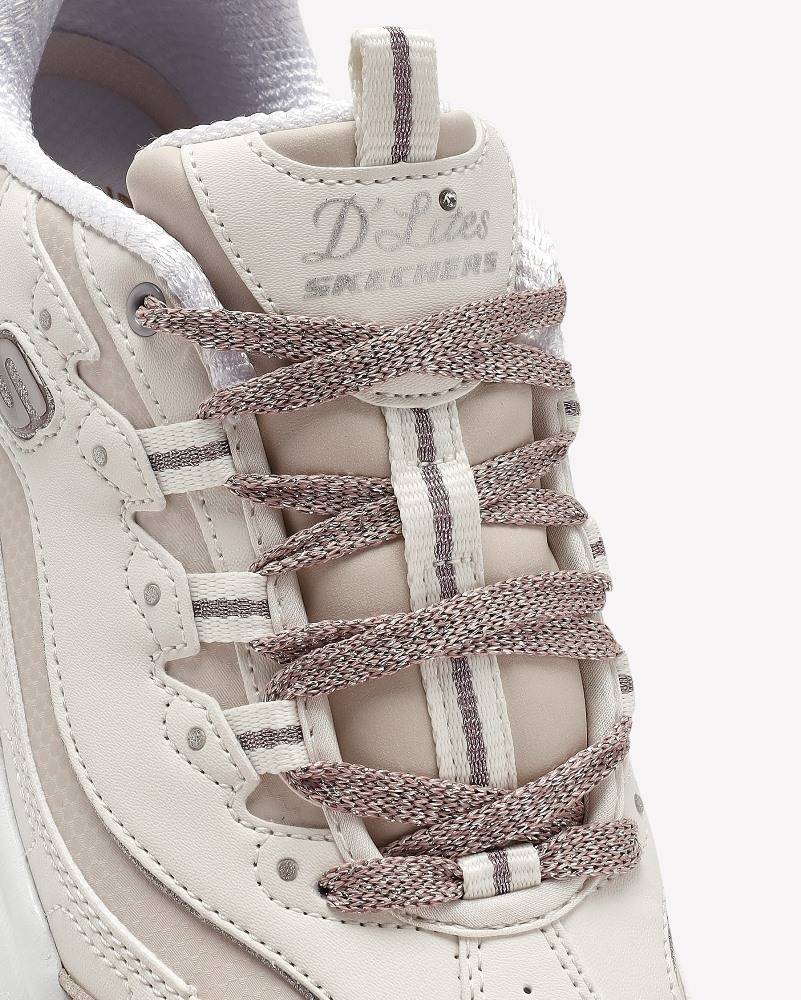 SKECHERS D'LITES - SPARKLED TRIM LACE UP