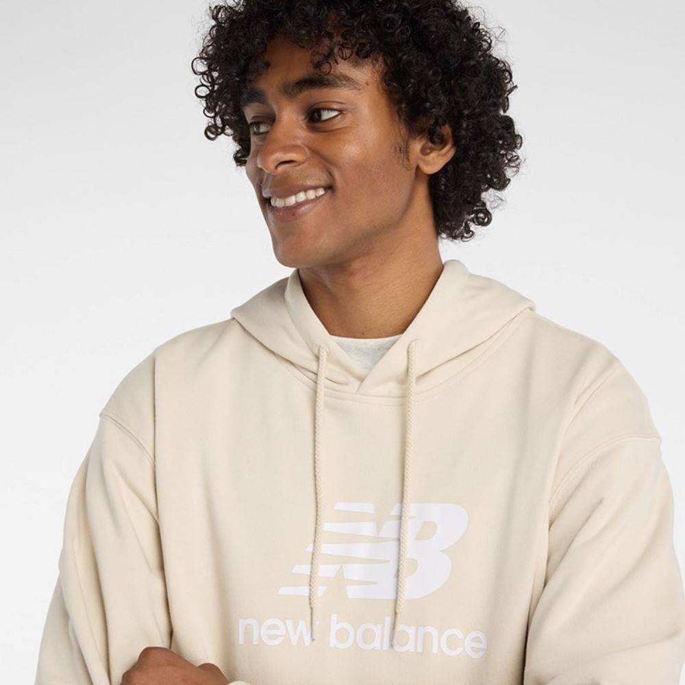 NEW BALANCE STACKED LOGO FRENCH TERRY HOODIE