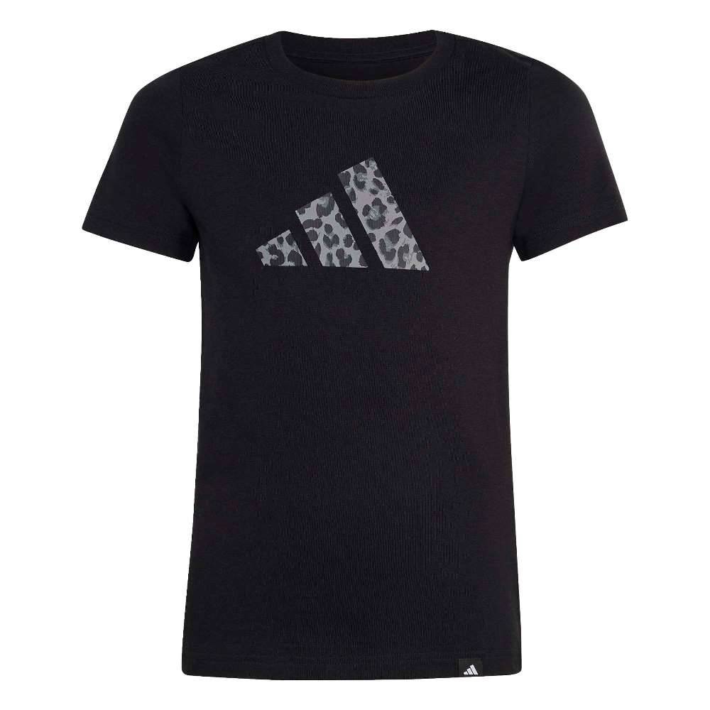 ADIDAS GIRLS ANIMAL PRINT GRAPHIC T-SHIRT