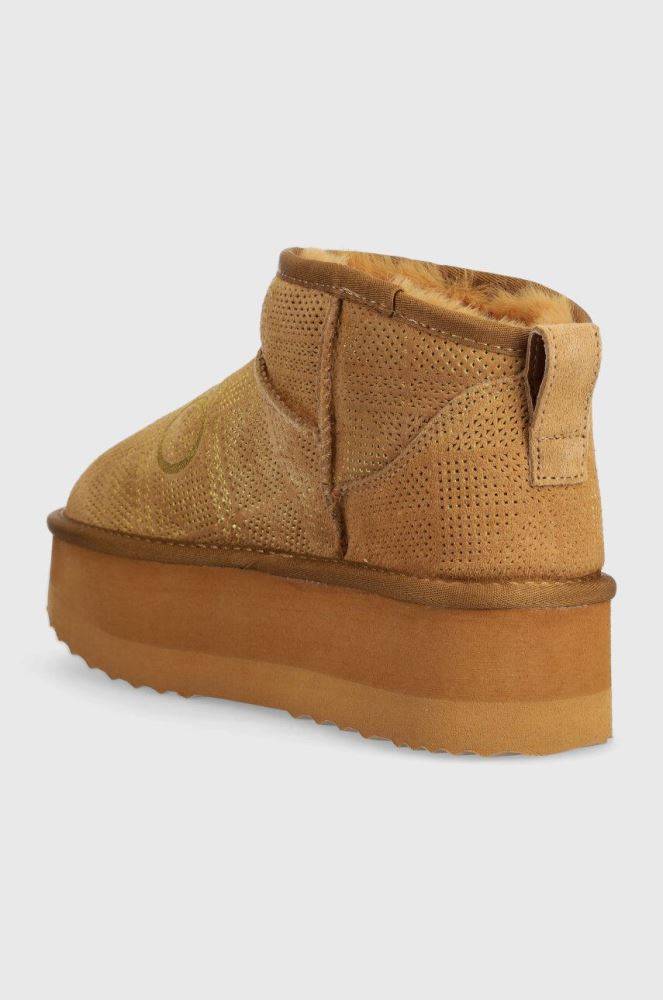 LIU JO JANE 01 - PERFORATED SUEDE WITH GOLD LOGO