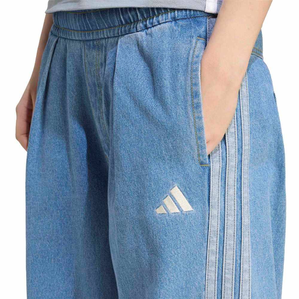ADIDAS STADIUM WASHED DENIM LOOSE FIT PANTS