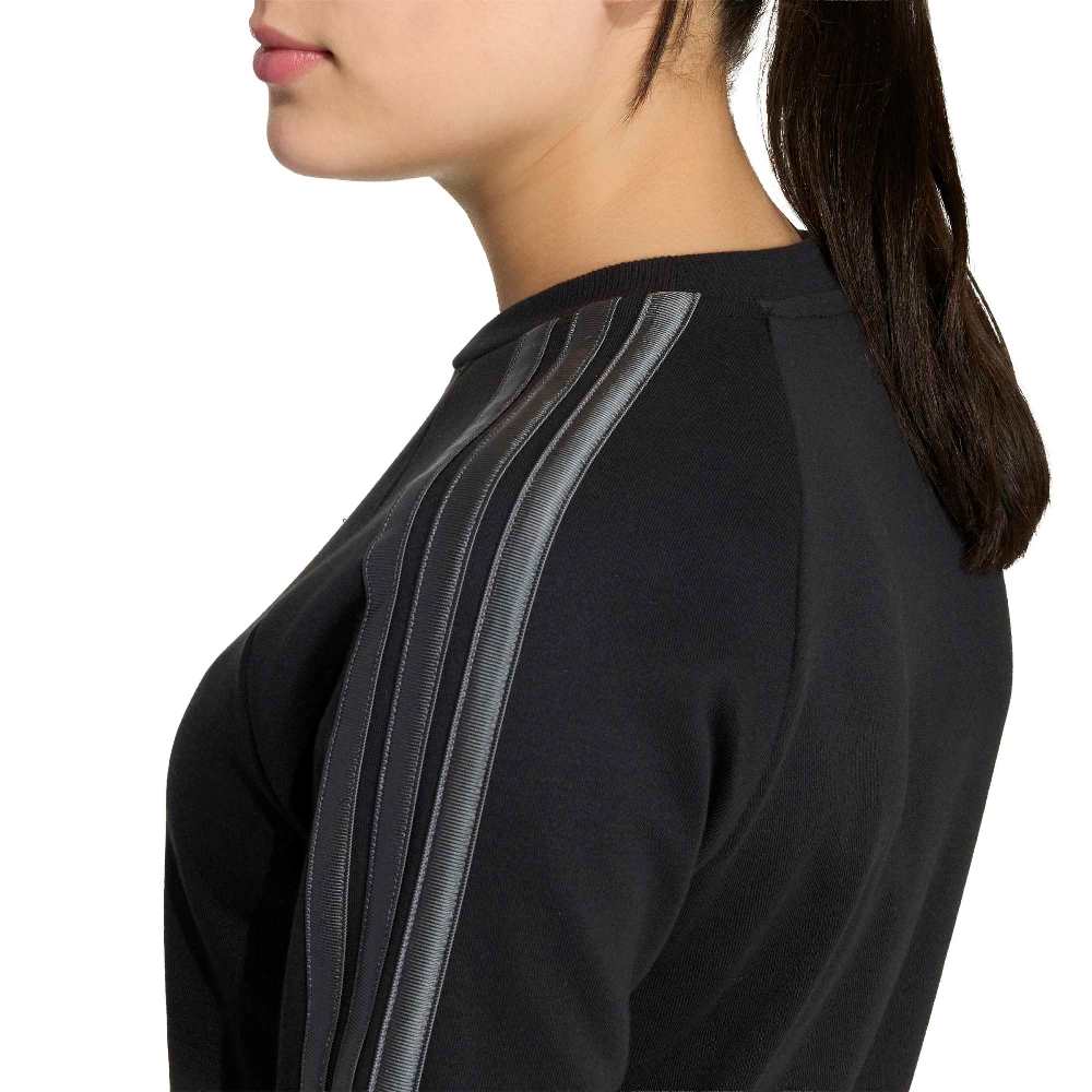 ADIDAS GIRLS SATIN SWEATSHIRT