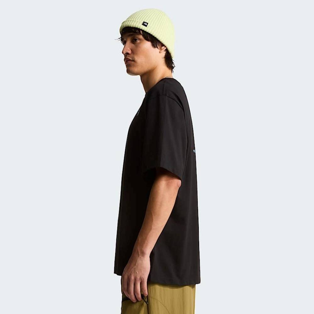 THE NORTH FACE M LIQUID BOX NSE OVERSIZE SHORT SLEEVE TEE GRAPHIC