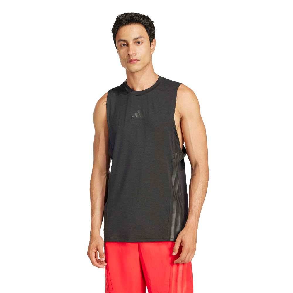 ADIDAS M D4T WORKOUT 3 STRIPES TANK