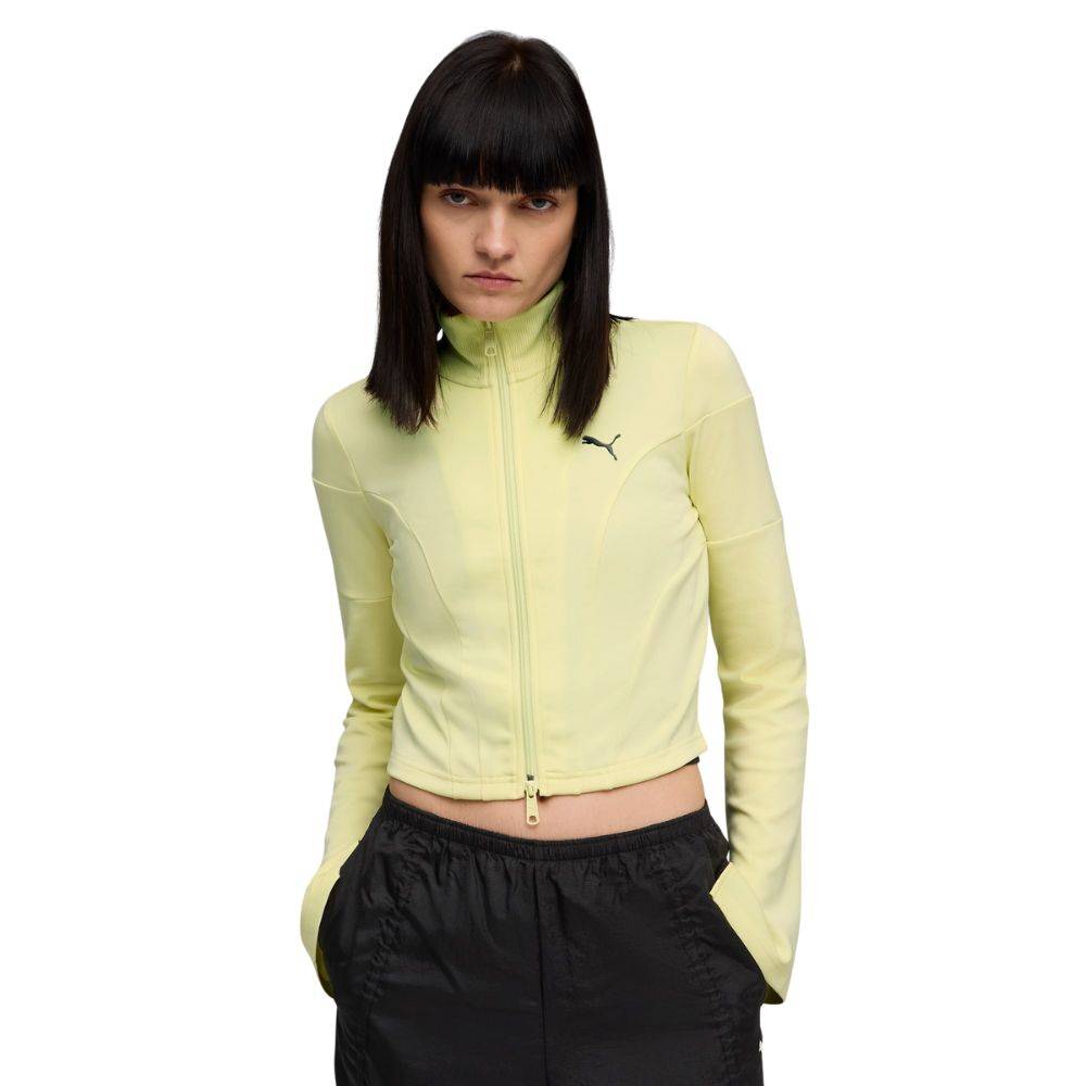 PUMA DARE TO SLIM CROPPED TRACK JACKET