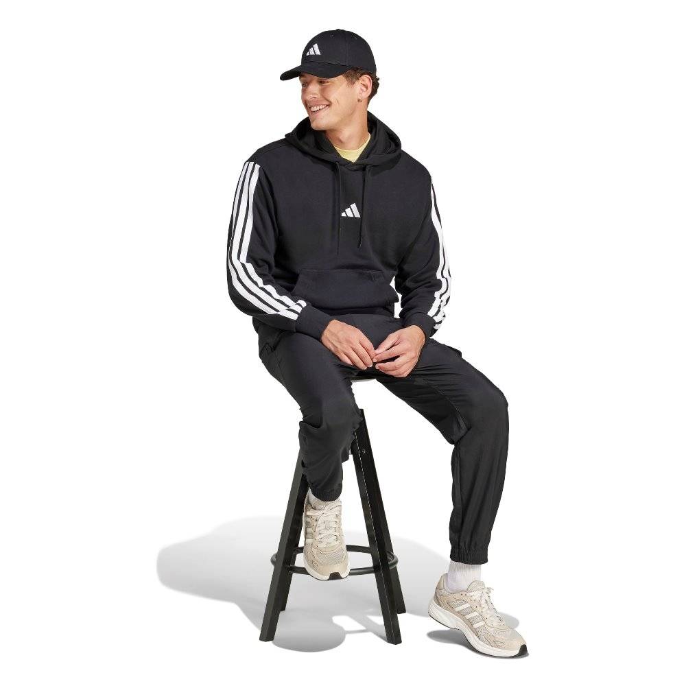 ADIDAS M ESSENTIALS THREE STRIPES FRENCH TERRY HOODIE