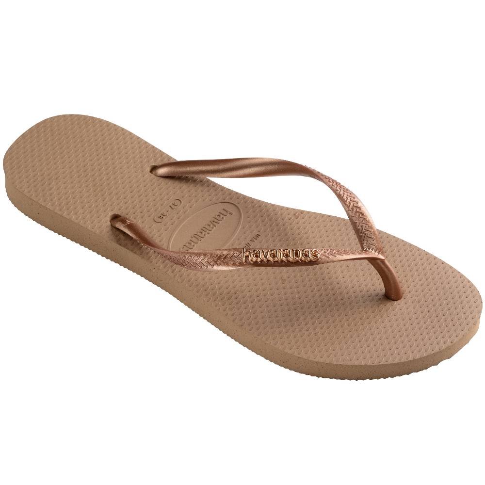 HAVAIANAS SLIM LOGO METALLIC