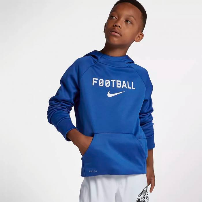 NIKE BOYS THERMA FOOTBALL POCKET HOODIE
