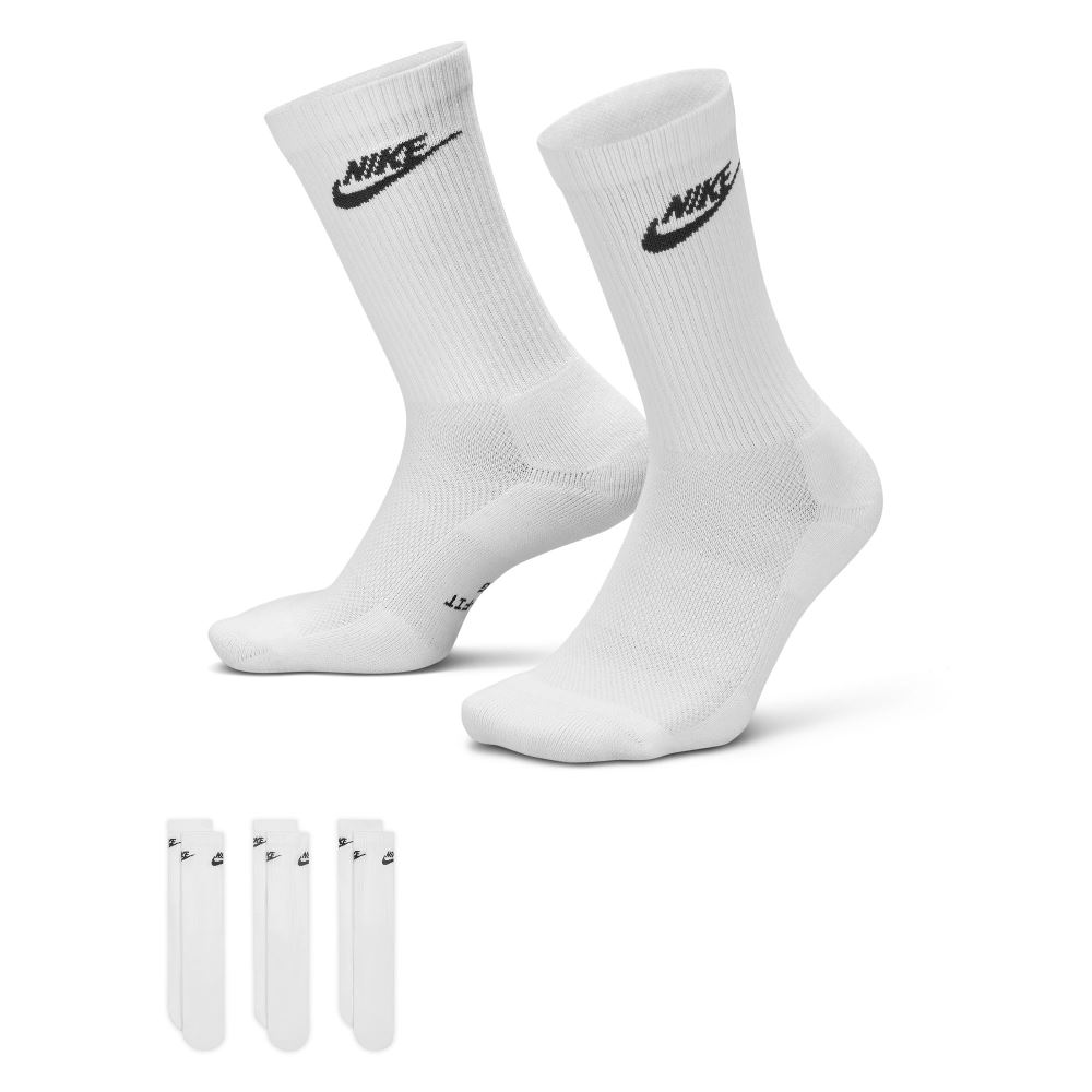 NIKE EVERYDAY ELEVATED CREW SOCKS FUTURA (3-PAIRS)