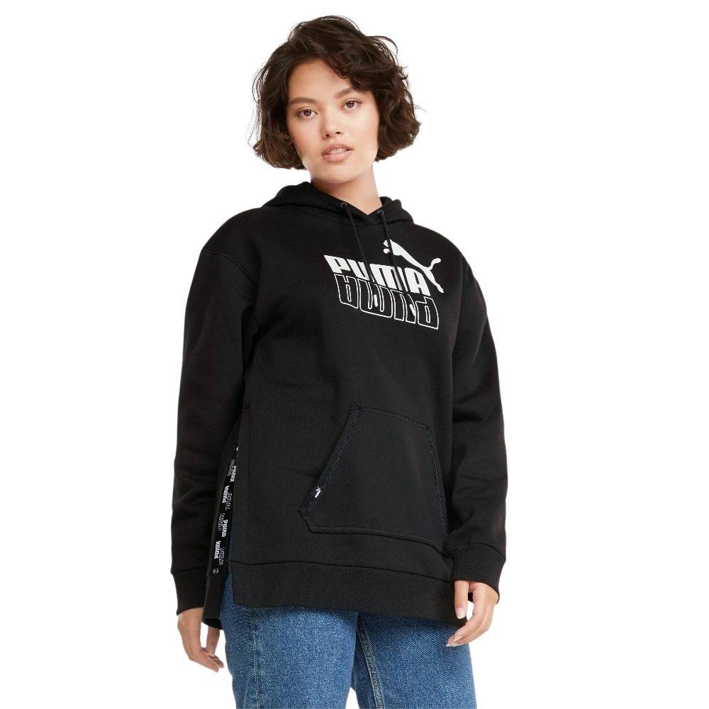 PUMA WOMENS POWER ELONGATED HOODIE