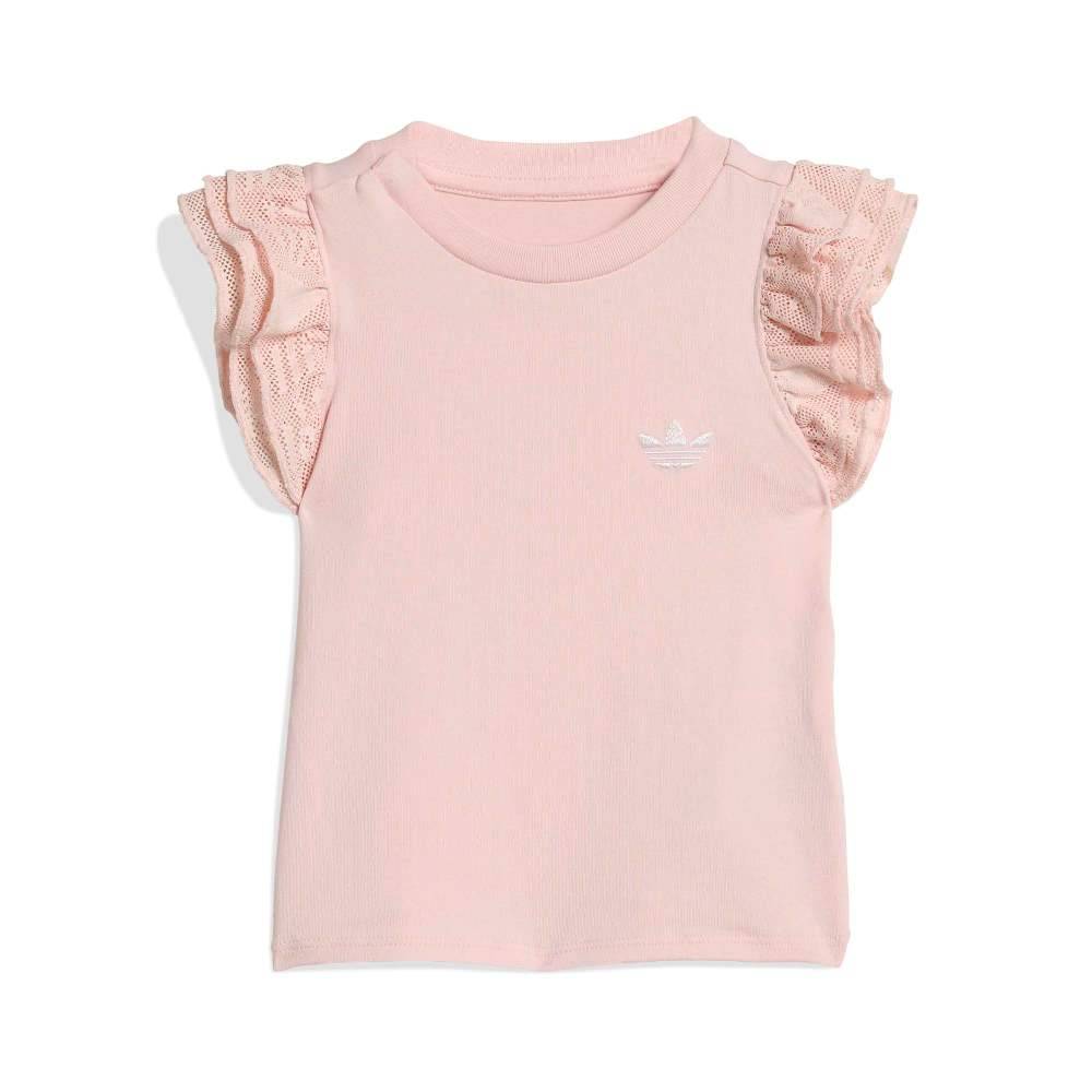 ADIDAS ORIGINALS INFANT LACE 3/4 TIGHTS TEE SET