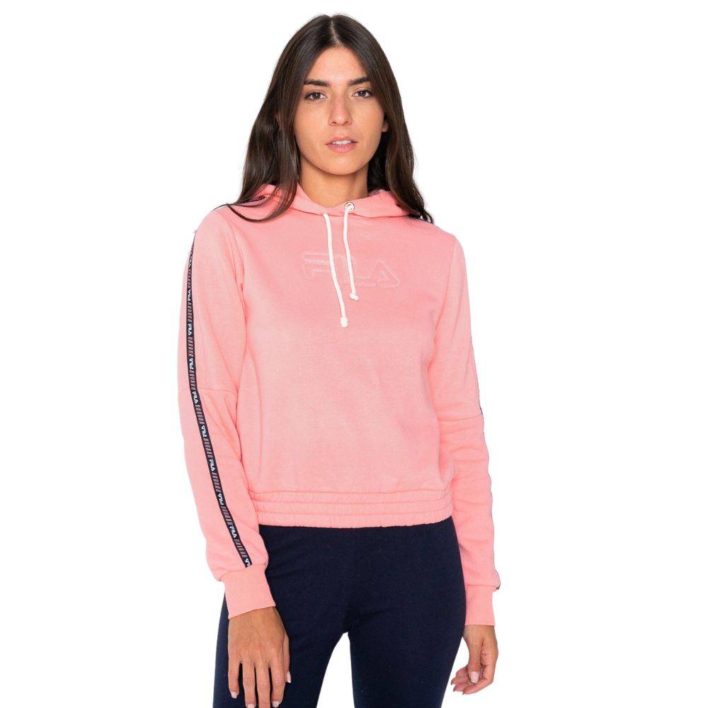 FILA FUSCHIA TAPE WOMENS HOODIE