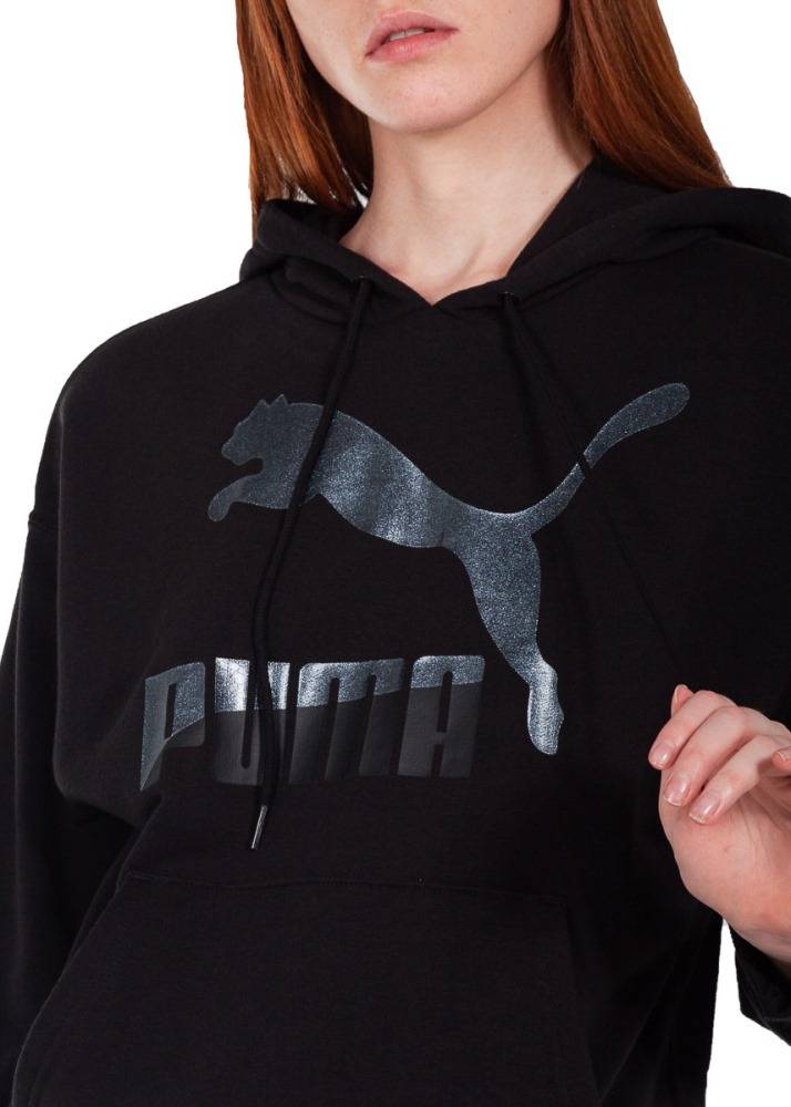 PUMA WOMENS CLASSIC LOGO HOODIE