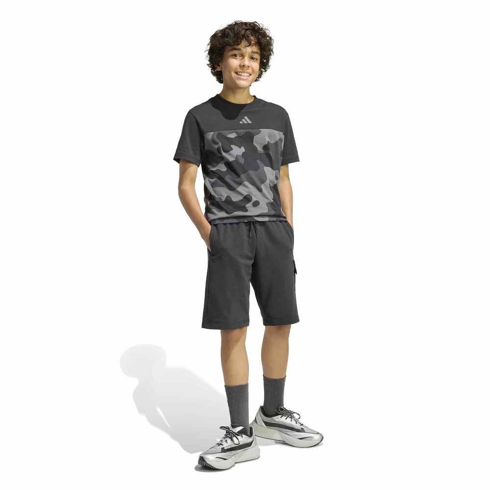 ADIDAS YOUTH SEASONALS CAMO SHORTS
