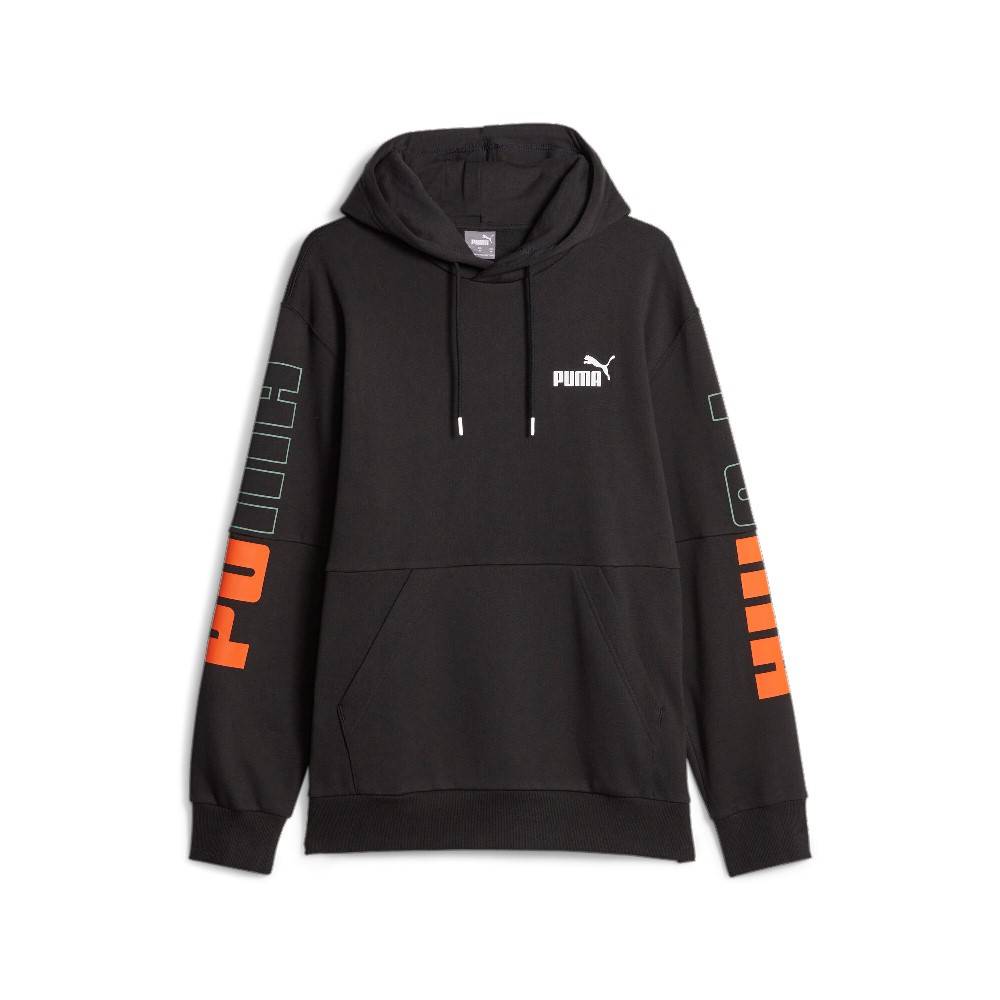 PUMA POWER COLORBLOCK FLEECE HOODIE