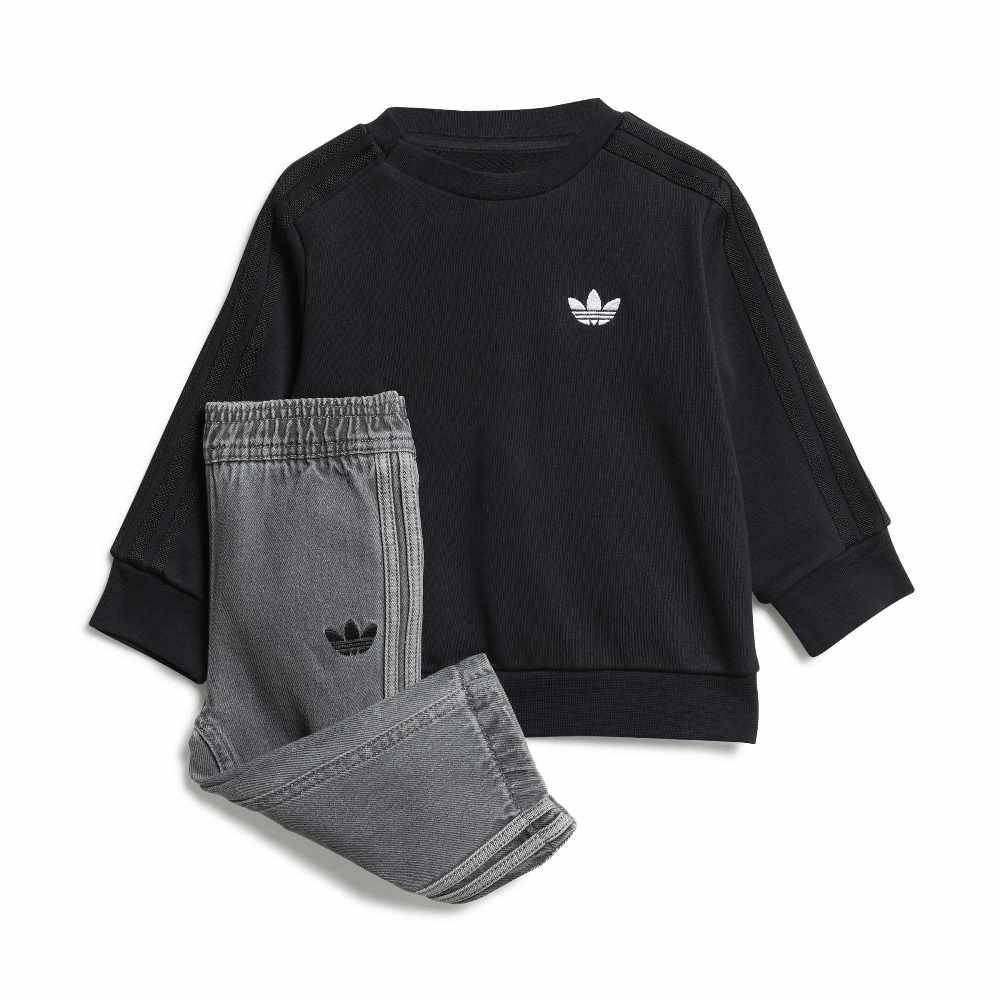 ADIDAS ORIGINALS INFANT DENIM CREW SET