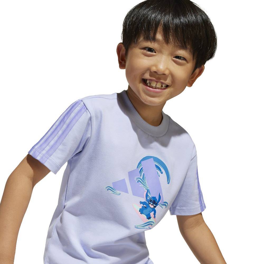 ADIDAS LITTLE KIDS DISNEY LILO & STITCH T-SHIRT SET