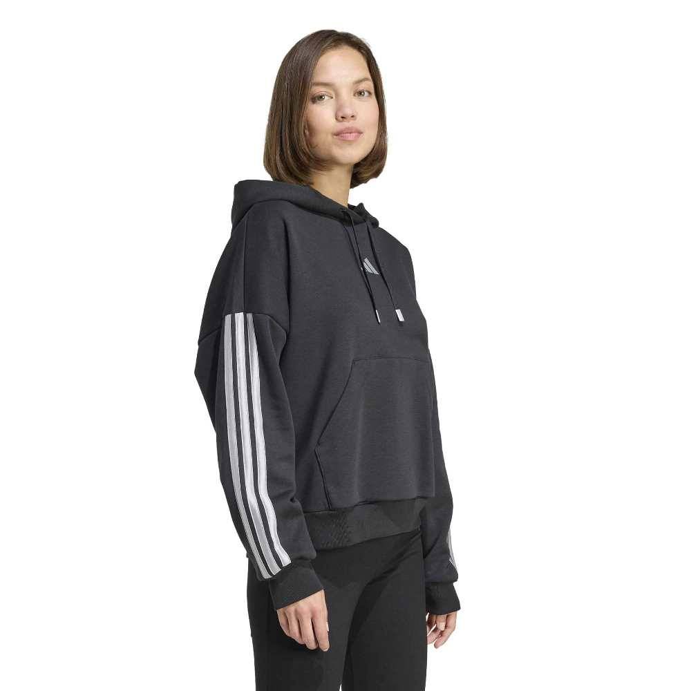 ADIDAS HOLIDAY 3-STRIPES FLEECE HOODIE