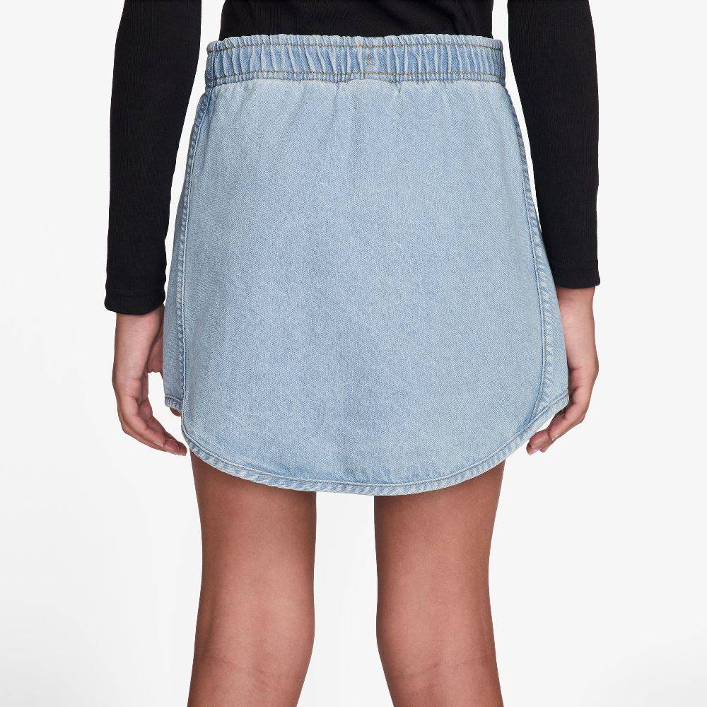 NIKE GIRLS SPORTSWEAR COLLECTION DENIM SKIRT
