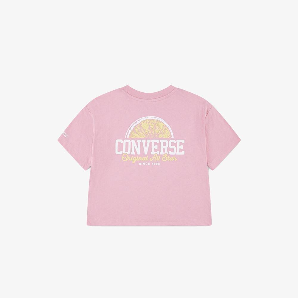 CONVERSE GIRLS FRONT BACK FRUIT BOXY TEE