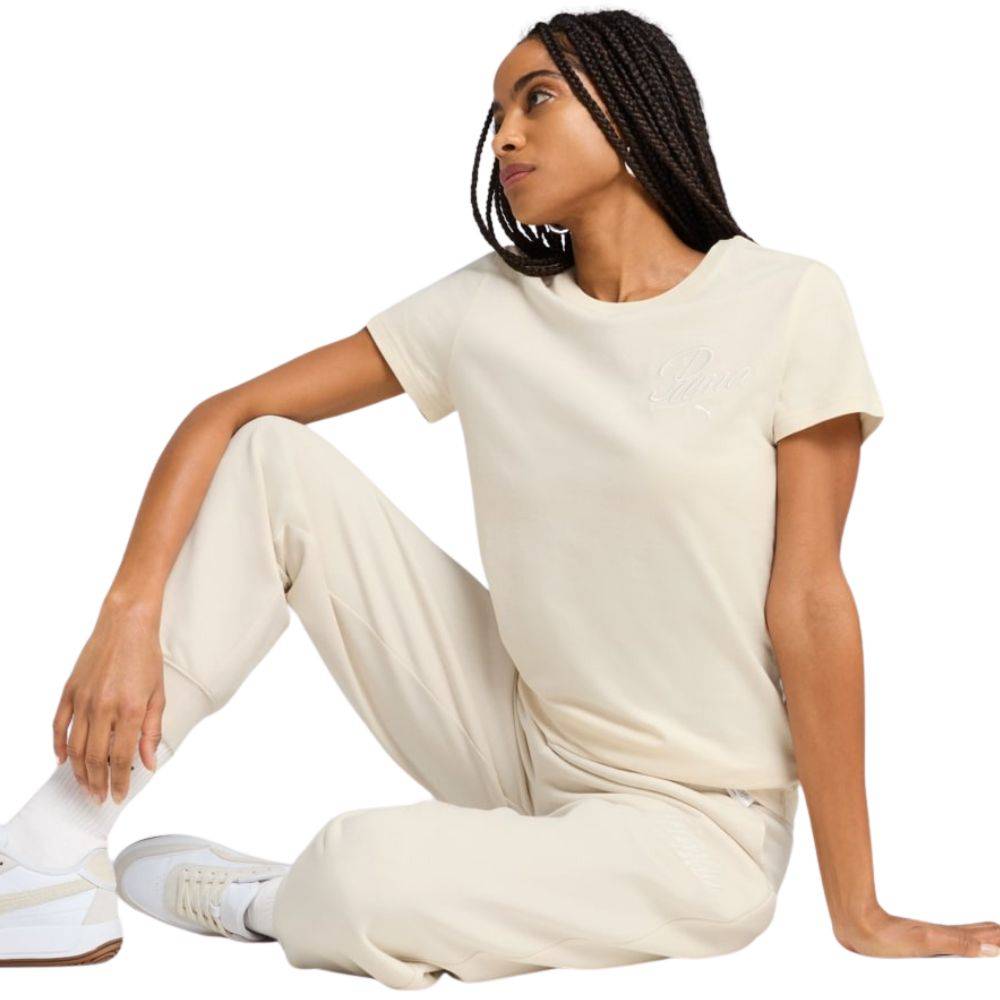 PUMA ESS SCRIPT TEE