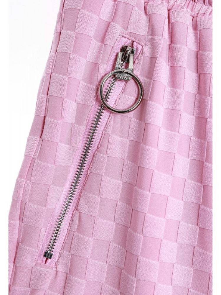 MWM BLACK SQUARE PATTERN SOFT FABRIC SHORTS