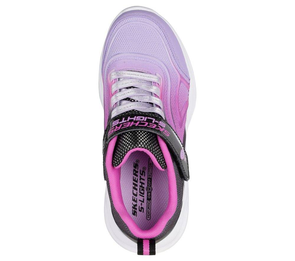 SKECHERS S-LIGHTS: SOLA GLOW - COLOR BREEZE GIRLS SHOES