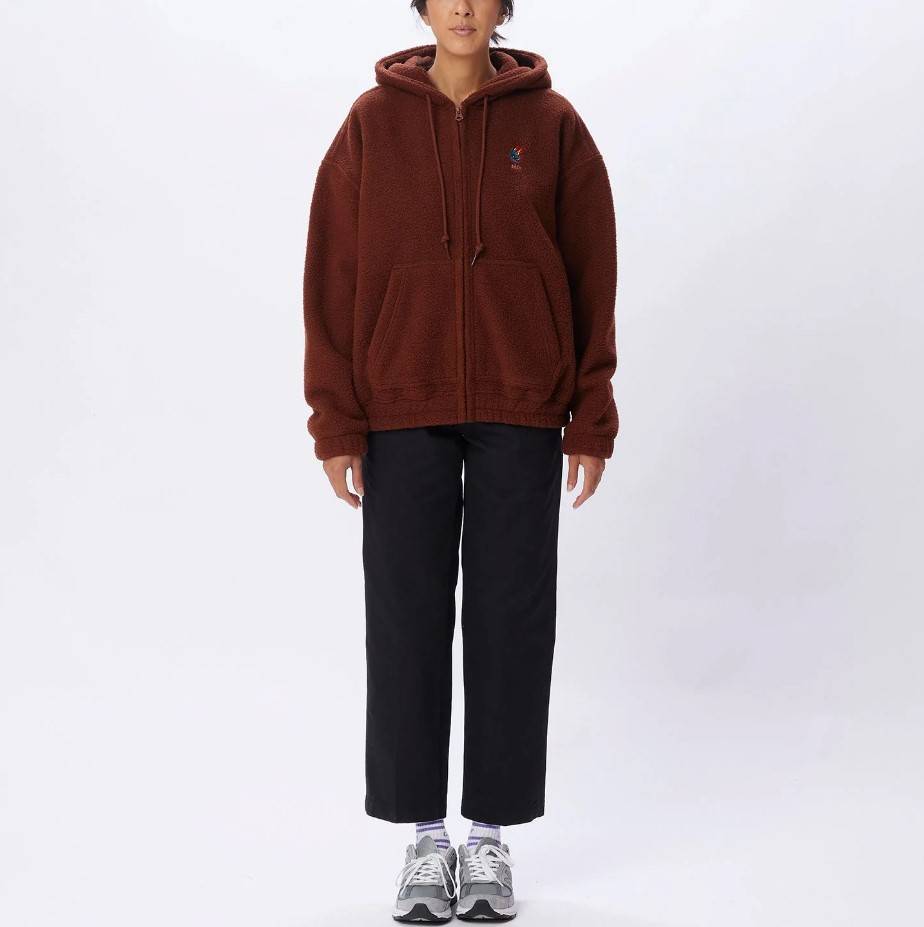 OBEY ELIAS ZIP HOOD SPECIALTY FLEECE