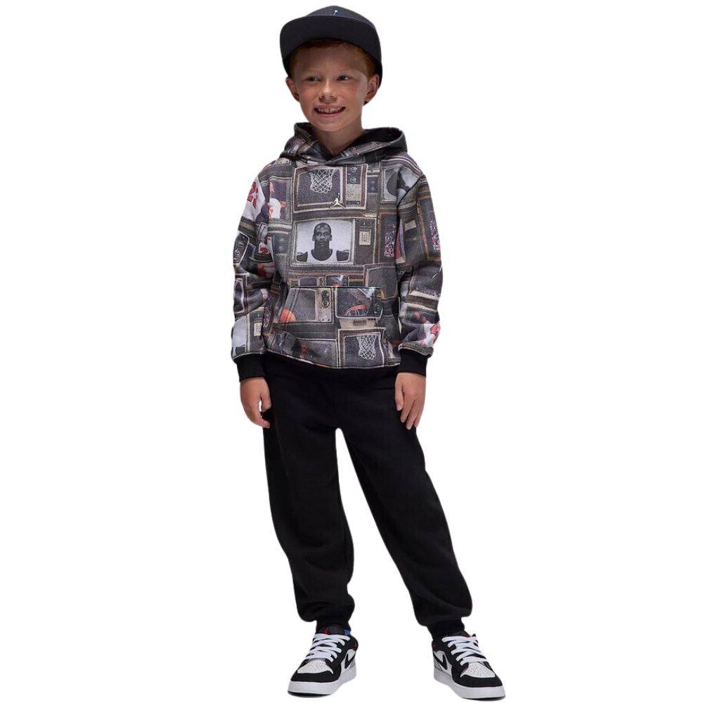NIKE JORDAN LITTLE BOYS MJ BROOKLYN AOP FLC SET