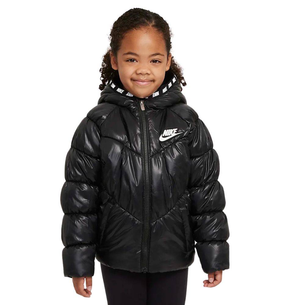 NIKE LITTLE GIRLS CHEVRON PUFFER JACKET
