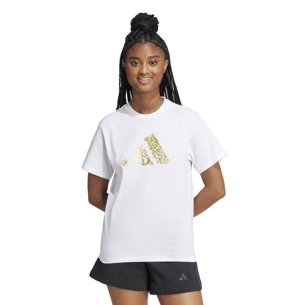 ADIDAS TECH METALLIC GRAPHIC T-SHIRT
