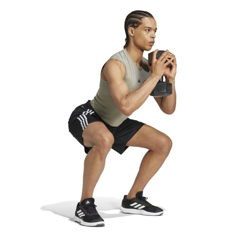 ADIDAS M TECHFIT COMPRESSION TRAINING SLEEVELESS T-SHIRT