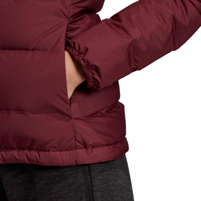 ADIDAS HELIONIC DOWN HOODED JACKET WOMENS