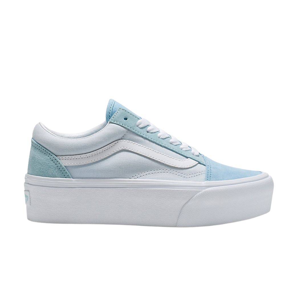 VANS COLOR BLOCK WOMENS OLD SKOOL PLATFORM