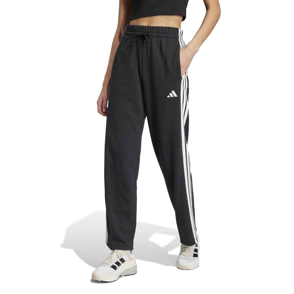 ADIDAS ESSENTIALS 3-STRIPES OPEN HEM FRENCH TERRY PANTS