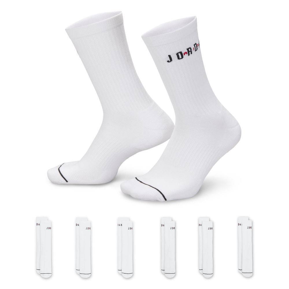 NIKE JORDAN EVERYDAY CREW 6PPK SOCKS