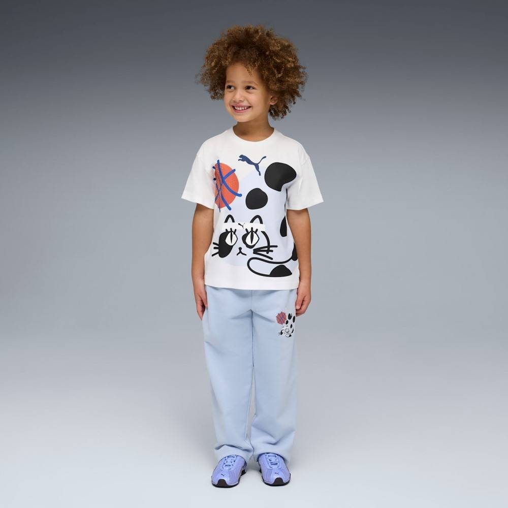 PUMA SPORTY CATS RELAXED GRAPHIC TEE PS