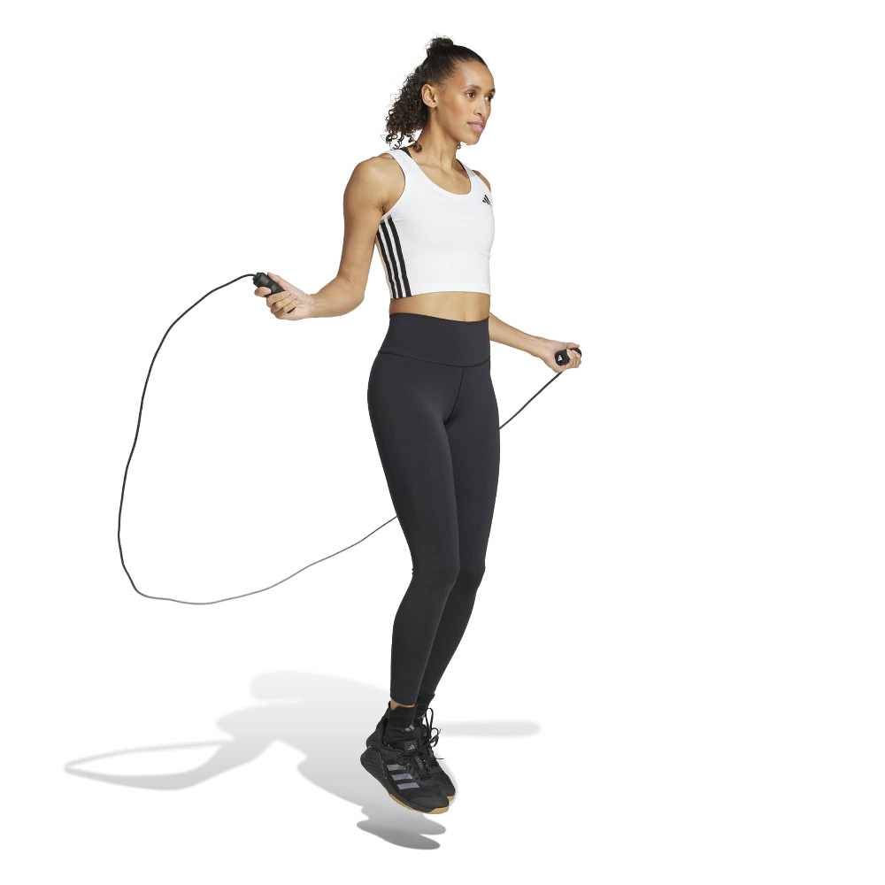 ADIDAS WORKOUT ESSENTIALS 3-STRIPES CROPPED TANK TOP