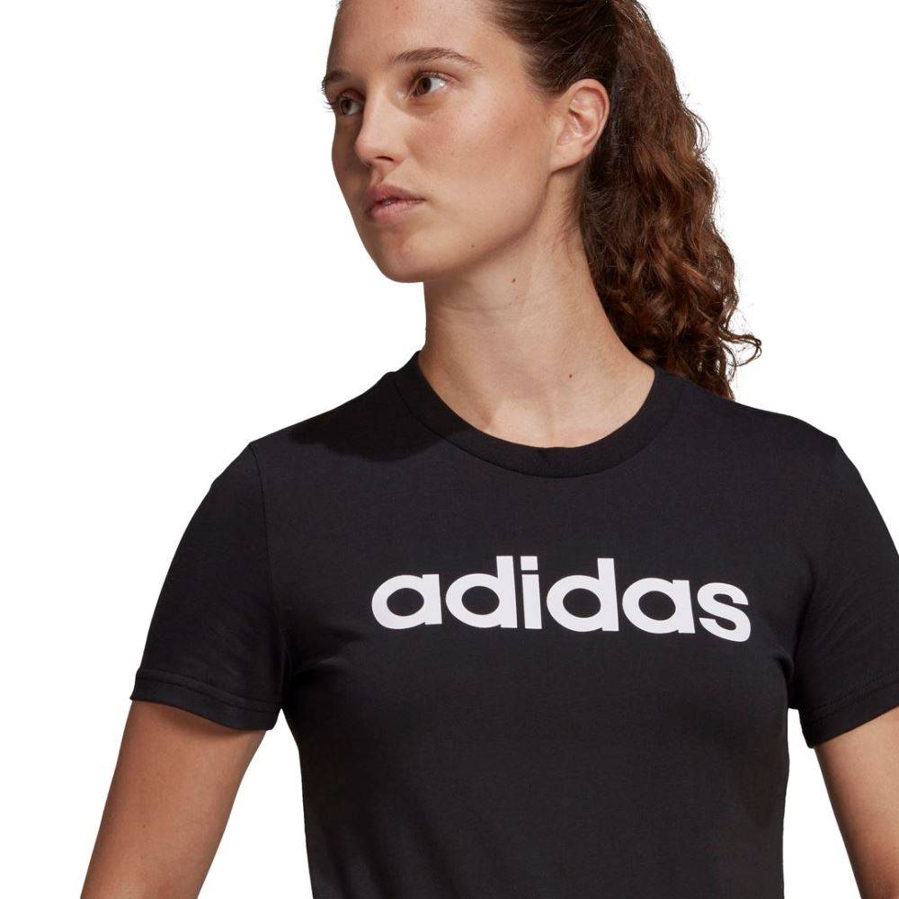 ADIDAS LOUNGEWEAR ESSENTIALS SLIM LOGO T-SHIRT