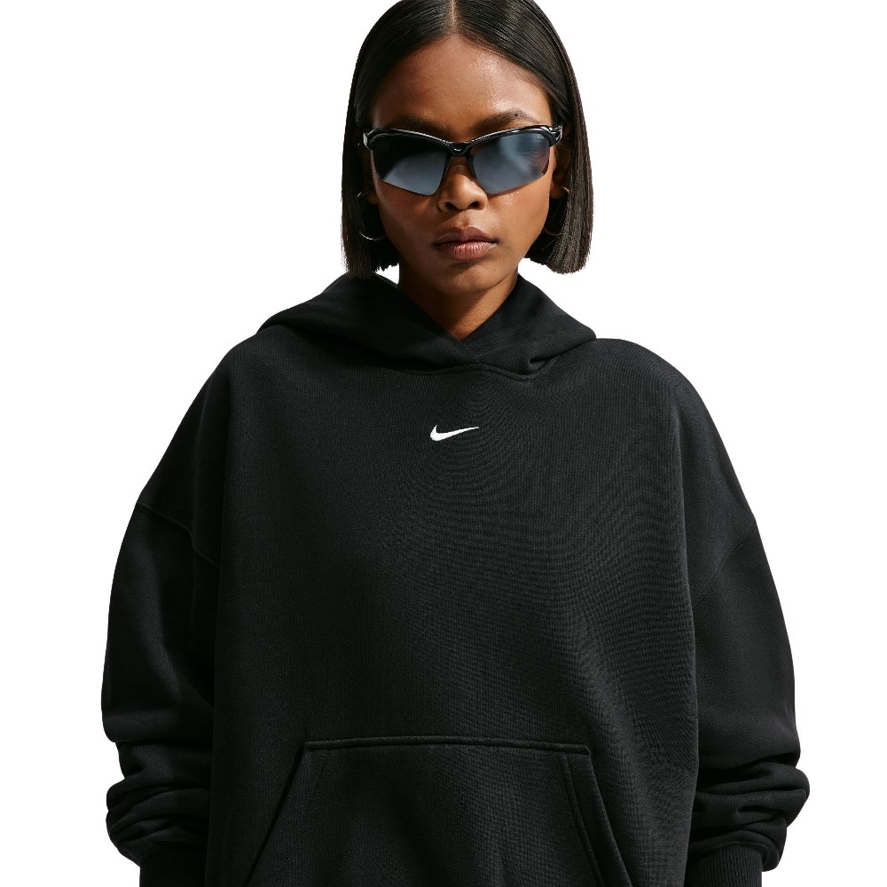 NIKE STUDIO FLEECE OVERSIZED PULLOVER HOODIE