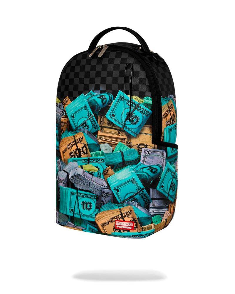 SPRAYGROUND MONOPOLY MONEY STACKS DLXSV BACKPACK