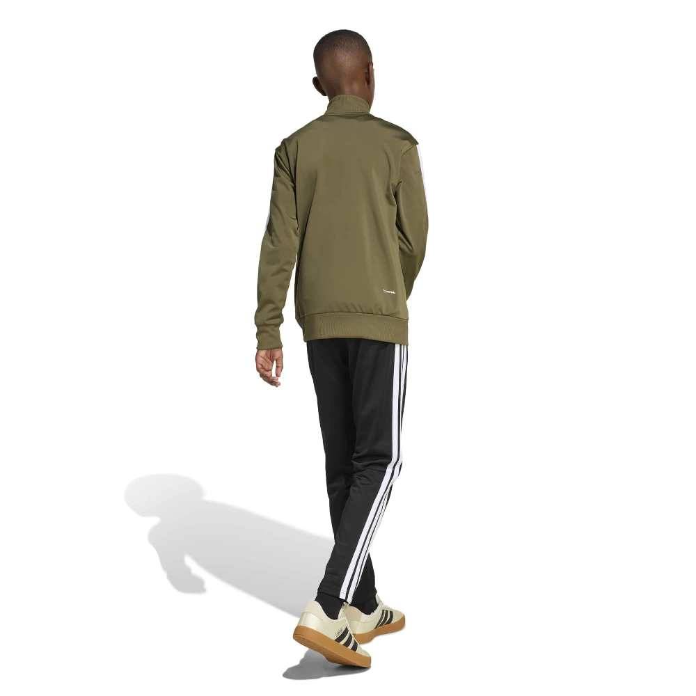 ADIDAS YOUTH SEASONAL ESSENTIALS TIBERIO 3 STRIPES TRICOT TRACKSUIT