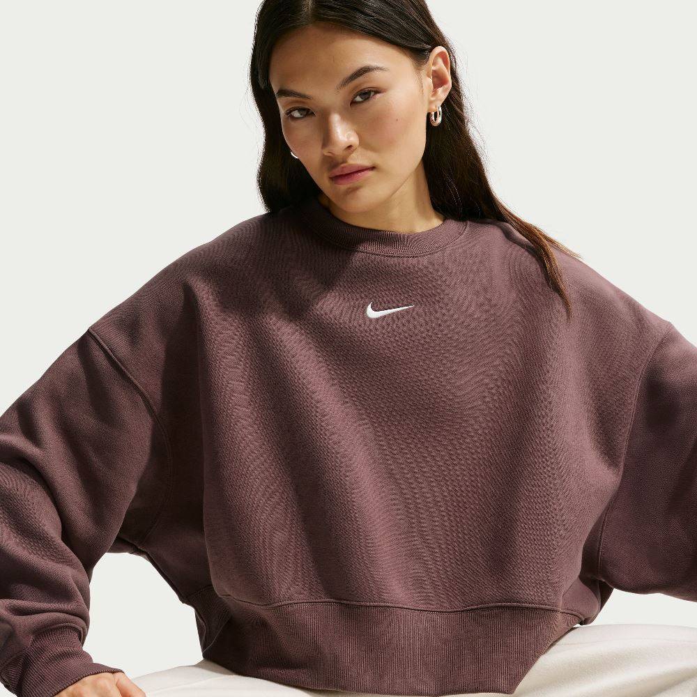 NIKE WOMENS PHOENIX FLEECE OVERSIZE CREW