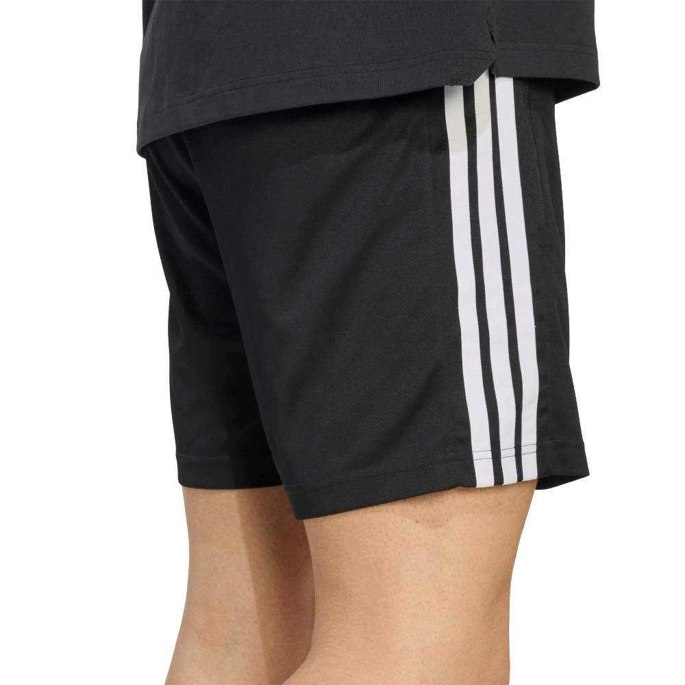 ADIDAS M WORKOUT ESSENTIALS BASE 3-STRIPES PIQUE 7 INCH SHORTS