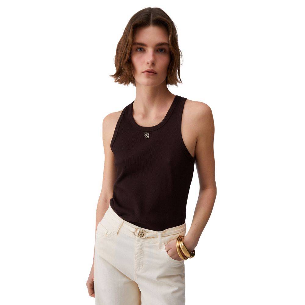 LIU JO TANK WITH MINI LOGO