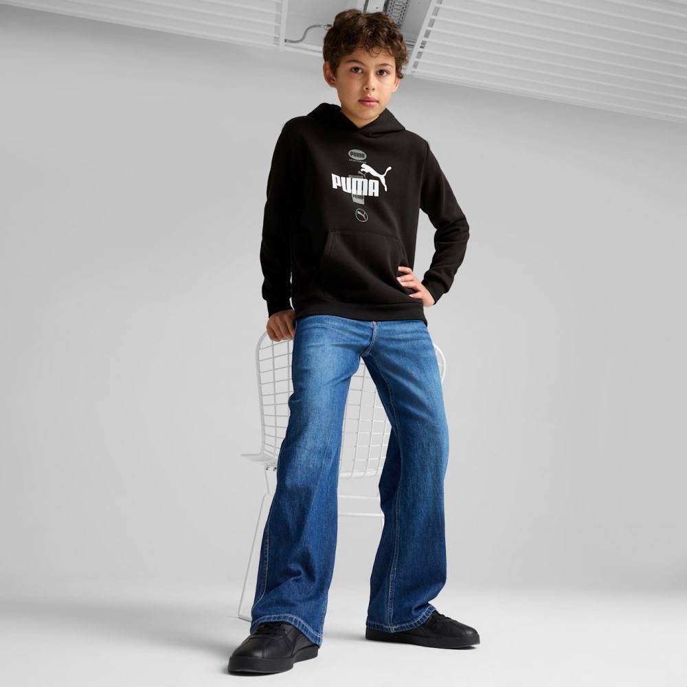 PUMA POWER GRAPHIC HOODIE FL B